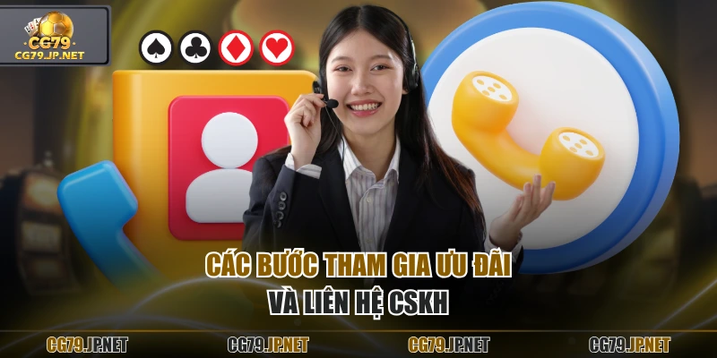 Các bước tham gia ưu đãi và liên hệ CSKH