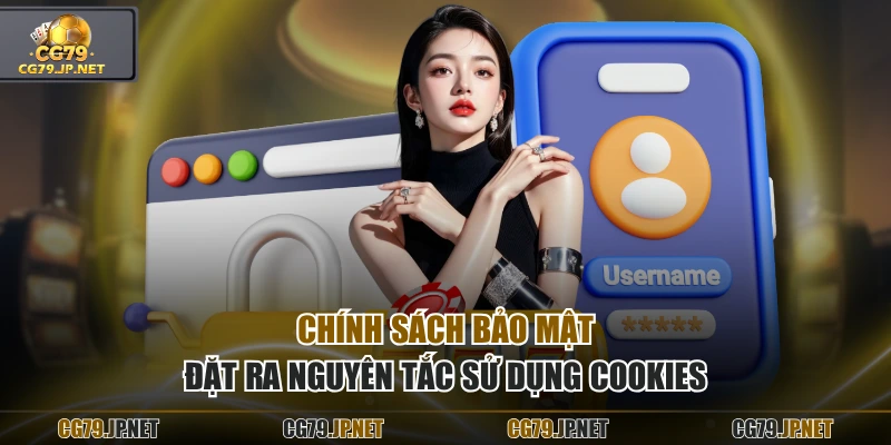 Chính sách bảo mật đặt ra nguyên tắc sử dụng Cookies